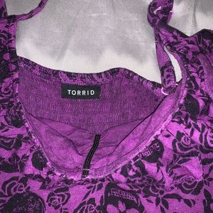 torrid Tops - Torrid size 2 purple skull tank torrid Tops - Torrid size 2 purple skull tank